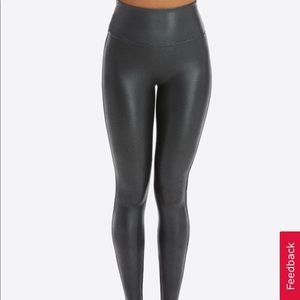 NWOT Spanx faux leather croc leggings!!!